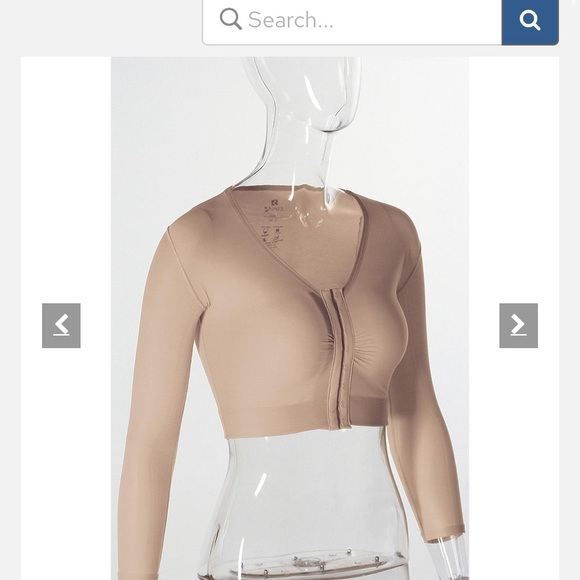 Rainey Recovery Wear Bolero Long Sleeves Front Hook & Eye adjustable closure.NEW - Picture 2 of 2